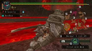 MHFU Part 108 Hunt The Basarios Monster Hunter Freedom Unite Longplay [upl. by Krispin]