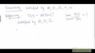 Reflexivity symmetry and transitivity properties of asymptotic notations [upl. by Acirderf564]