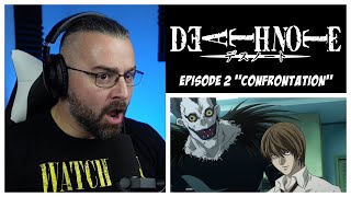 DEATH NOTE 1X2 REACTION Confrontation [upl. by Dinin]