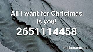 All I want for Christmas is you Roblox ID  Music Code [upl. by Yespmed683]