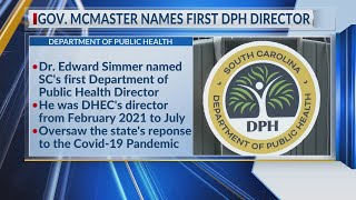 Gov McMaster names first Dept of Public Health director [upl. by Rustie]