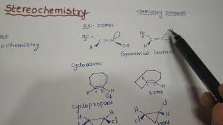 Stereo chemistry part 1 Cis trans isomerism in teluguenglish [upl. by Jocko]