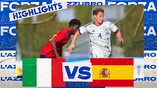 Highlights ItaliaSpagna 11  Under 15  Amichevole [upl. by Deland]