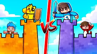 CASTILLO SEGURO DE MIKECRACK VS CASTILLO SEGURO DE SPARTA356 🏰😱 MINECRAFT CASTILLO VS CASTILLO [upl. by Arnold]