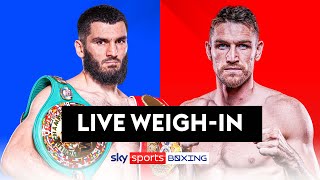 ARTUR BETERBIEV V CALLUM SMITH 🔥  LIVE WEIGHIN [upl. by Radie]