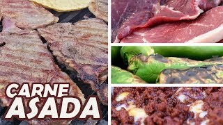 Una CARNE ASADA quotde Verdadquot  3 marinados  TOQUE Y SAZÓN [upl. by Otreblig]