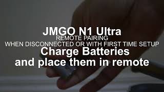 JMGO N1 Ultra Projector  Remote Pairing [upl. by Mcgean]