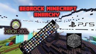 Best Minecraft Bedrock Anarchy Server 2023 [upl. by Nrublim]