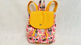 MOCHILA INFANTIL JUVENIL Avimor Tecidos [upl. by Hanah]