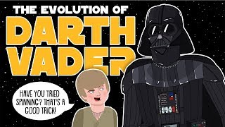 The Evolution Of Darth Vader  Anakin Skywalker Animated [upl. by Eecyal]