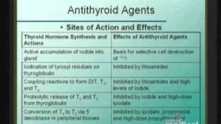 Antithyroid agents [upl. by Anhcar]