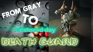 WARHAMMER 40K Death Guard Plague Marines Painting Tutorial hobby passion art [upl. by Awad]