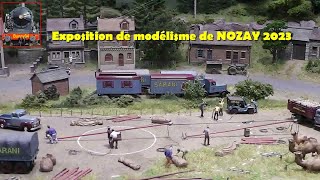 Exposition de modélisme ferroviaire à Nozay 2023 [upl. by Naihs]