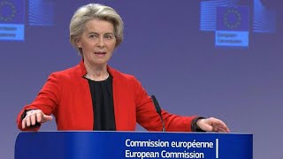 Von der Leyen  Korruptionsskandal in EUParlament quotsehr schwerwiegendquot  AFP [upl. by Llerrac]