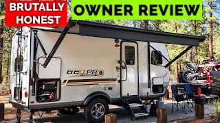 Rockwood Geo Pro Travel Trailer  BRUTALLY Honest Owner Review 16BH [upl. by Acinoj]