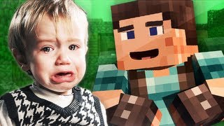 Little Kid TROLLED in Minecraft [upl. by Haidadej]