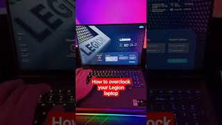 How to overclock your Lenovo Legion Gaming laptop [upl. by Analrahc]