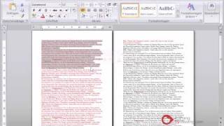 Microsoft Word Tutorial Deutsch Spalten [upl. by Xenia486]