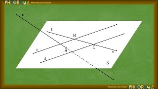 Aula 034  Posições das retas [upl. by Nohsram]