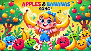 Apples amp Bananas Song  Fun Kids Song amp Nursery Rhyme Adventure [upl. by Halden]