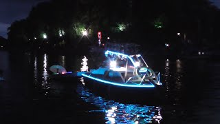 Evesham River Festival 2024 Night Boat Parade [upl. by Neryt]