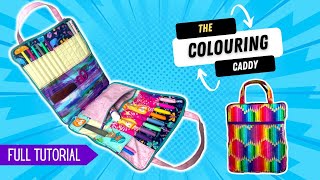 DIY Pencil Case  The Colouring Caddy is perfect for art supplies [upl. by Alleb]