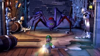 Luigis Mansion Dark Moon  Spider Boss HD [upl. by Artcele]