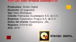 AUDIO SPOT RADIO FARMACIAS GUADALAJARA [upl. by Irving]