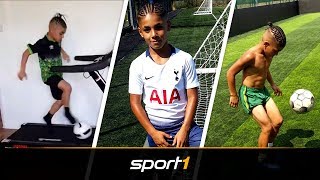 LaufbandMessi TottenhamWunderkind geht im Netz viral  SPORT1 [upl. by Sheena]