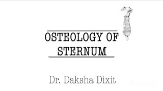 OSTEOLOGY OF STERNUM [upl. by Grindle]