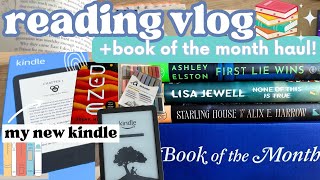 READING VLOG amp BOOK HAUL new kindle book of the month viking romantasy📚 reading booktube [upl. by Bunder]