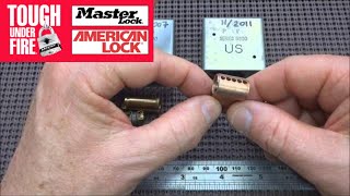 128 Correct Master Lock Design Change on American 5200 Series Padlocks [upl. by Niatsirhc51]