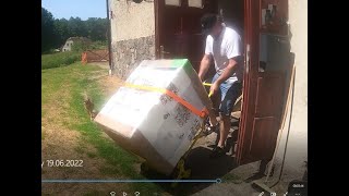 Wózek Transportowy Schodowy 200 kg 👉 Jak działa 🤔 Test na Schodach 🏡🪤👀 [upl. by Eniala]