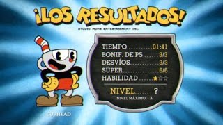 Cuphead  Fósforo Sombrío  Jolgorio Jocoso  Nivel Experto  Calificación Perfect S [upl. by Ellivnarg]