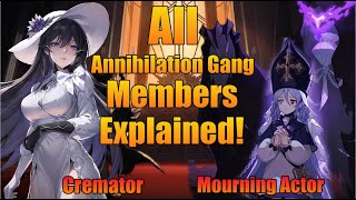 Duke Inferno amp All Annihilation Gang Members Explained  Honkai Star Rail 23 Lore amp Theory [upl. by Aindrea798]