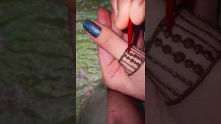 easy finger mehndi design❤ 💚💜hennadesign youtubeshorts [upl. by Liederman414]