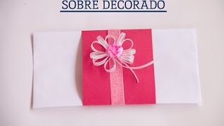 Como decorar sobres de dinero para lluvia de sobres DIY 1 [upl. by Cavil]