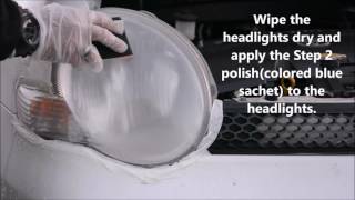 OSM Visbella Headlights Restoration Kit Tutorial [upl. by Aleacim]