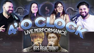 BTS quot4 OClockquot Reaction  The duet we didnt know we needed 🥲  Couples React [upl. by Nerej]