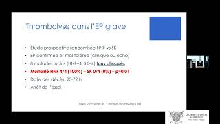 Indications de la thrombolyse dans l’embolie pulmonaire en 2022 [upl. by Coltun312]