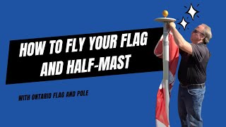 How to fly your flag at halfmast [upl. by Enirak]