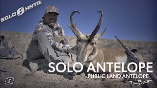 SOLO Pronghorn Antelope Hunt during the Rut [upl. by Neerroc]