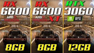 RX 6600 vs RX 6600 XT vs RTX 3060  Test in 1080p [upl. by Sawyer]