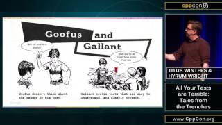 CppCon 2015 T Winters amp H Wright “All Your Tests are Terriblequot [upl. by Neslund]