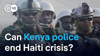 Kenyan police begin security mission in Haiti  DW News [upl. by Omolhs926]