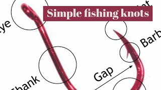 Simple and easy fishing knots for hooks [upl. by Adnimra]