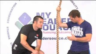 How to climb a Rope  J Hook Technique Video [upl. by Aisirtap]