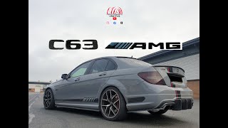 C63 AMG 1 of the Loudest C63s about  Straight Piped C63 AMG Performance Pack  W204 Saloon [upl. by Patin]