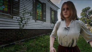 Arthur Meets The Beautiful Hony Girl In Rhodes During Mission  Red Dead Redemption 2 [upl. by Ydarb587]