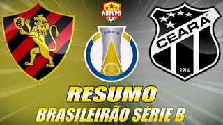 SPORT X CEARÁ AO VIVO Campeonato Brasileiro Série B 30ª Rodada  NARRAÇÃO [upl. by Asyla]